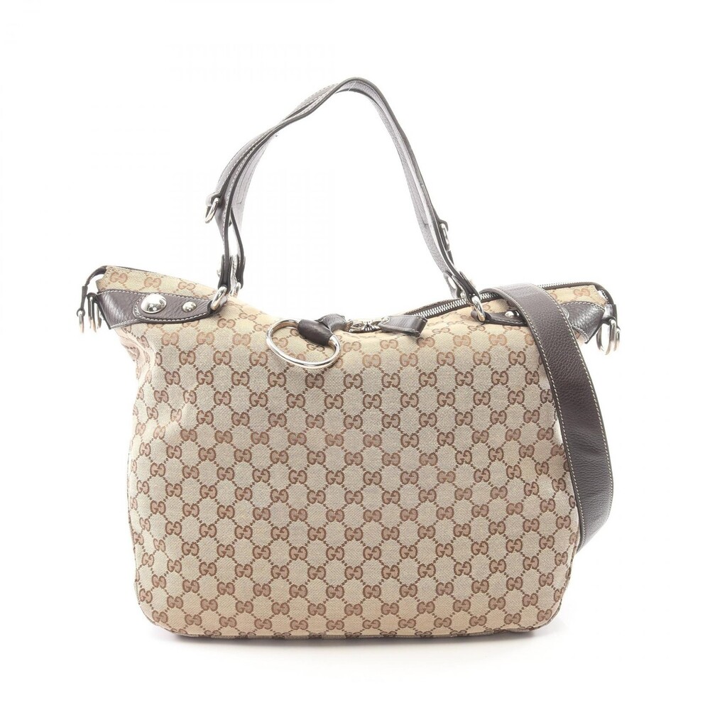 Gucci Gg Canvas Tote Shoulder Crossbody #307491G91B
